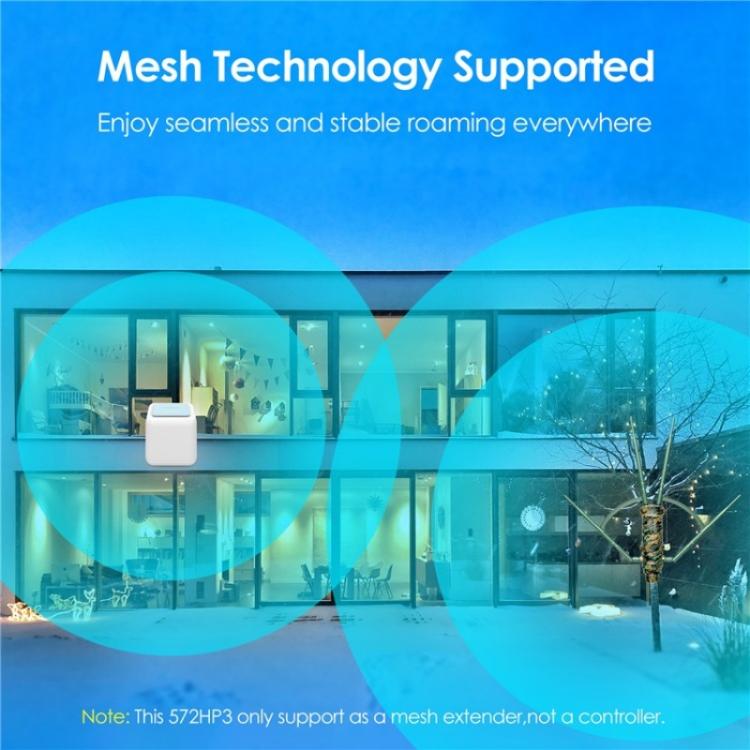 Bộ mở rộng sóng WiFi WAVLINK WN572HP3 với ăng-ten thu sóng cao Poe AC1200 băng tần kép, Phích cắm US, Phích cắm EU, Phích cắm UK, Phích cắm AU