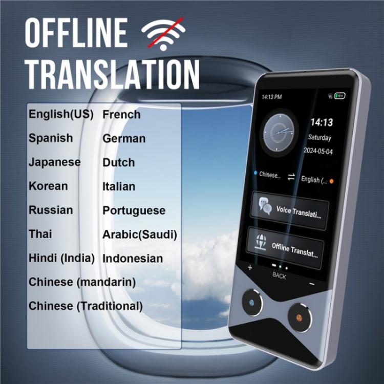 V9000 Hỗ trợ 137 ngôn ngữ Máy dịch AI thông minh 4G WiFi thiết bị dịch ảnh ngoại tuyến