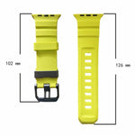 Dây đồng hồ silicone khóa xám Wild Path dày, dành cho Apple Watch 46mm / 49mm / 45mm / 44mm