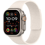 Dây đồng hồ silicone từ tính họa tiết vân quả vải, dành cho Apple Watch 46mm / 49mm / 45mm / 44mm, dành cho Apple Watch 42mm / 41mm / 40mm / 38mm