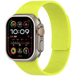 Dây đồng hồ silicone từ tính họa tiết vân quả vải, dành cho Apple Watch 46mm / 49mm / 45mm / 44mm, dành cho Apple Watch 42mm / 41mm / 40mm / 38mm
