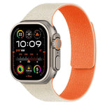 Dây đồng hồ silicone từ tính họa tiết vân quả vải, dành cho Apple Watch 46mm / 49mm / 45mm / 44mm, dành cho Apple Watch 42mm / 41mm / 40mm / 38mm