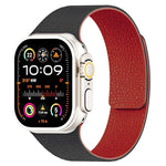 Dây đồng hồ silicone từ tính họa tiết vân quả vải, dành cho Apple Watch 46mm / 49mm / 45mm / 44mm, dành cho Apple Watch 42mm / 41mm / 40mm / 38mm
