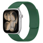 Dây đồng hồ silicone từ tính họa tiết vân quả vải, dành cho Apple Watch 46mm / 49mm / 45mm / 44mm, dành cho Apple Watch 42mm / 41mm / 40mm / 38mm