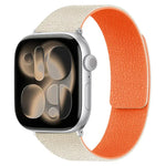 Dây đồng hồ silicone từ tính họa tiết vân quả vải, dành cho Apple Watch 46mm / 49mm / 45mm / 44mm, dành cho Apple Watch 42mm / 41mm / 40mm / 38mm
