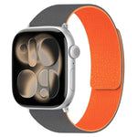 Dây đồng hồ silicone từ tính họa tiết vân quả vải, dành cho Apple Watch 46mm / 49mm / 45mm / 44mm, dành cho Apple Watch 42mm / 41mm / 40mm / 38mm