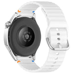Dây đồng hồ silicone vân sóng khâu 20mm, Dành cho Samsung Galaxy Watch 7 40 / 44mm