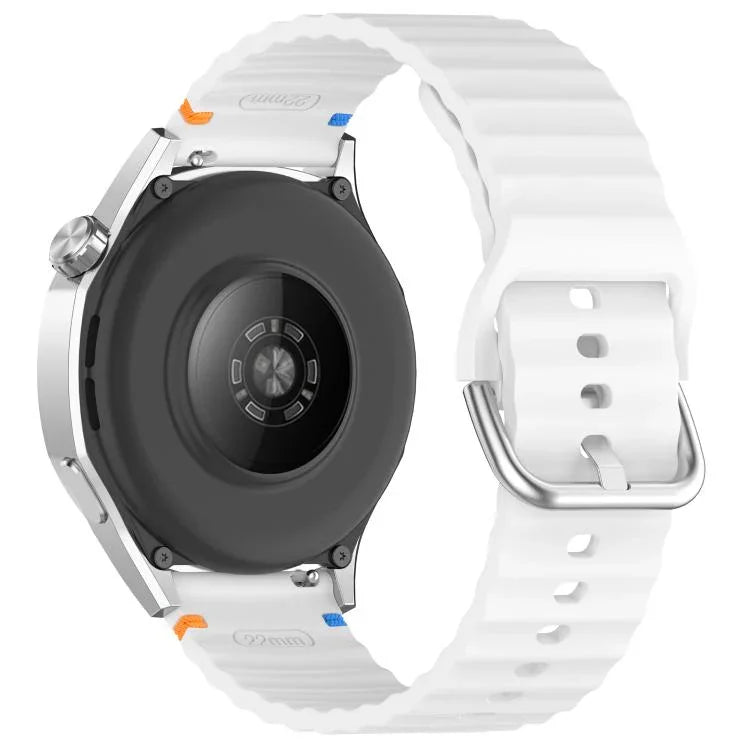 Dây đồng hồ silicone vân sóng khâu 20mm, Dành cho Samsung Galaxy Watch 7 40 / 44mm