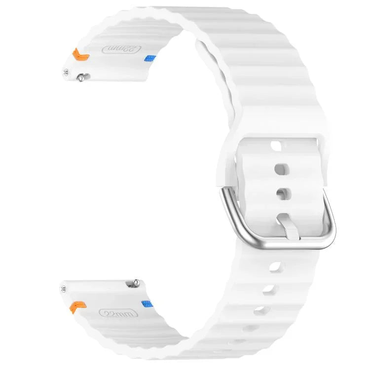 Dây đồng hồ silicone vân sóng khâu 20mm, Dành cho Samsung Galaxy Watch 7 40 / 44mm