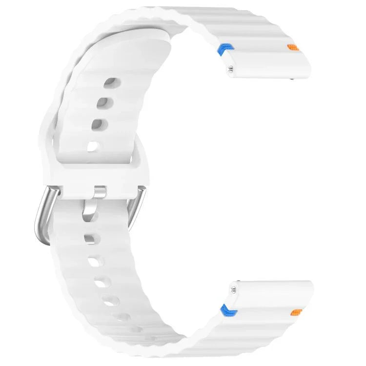 Dây đồng hồ silicone vân sóng khâu 20mm, Dành cho Samsung Galaxy Watch 7 40 / 44mm