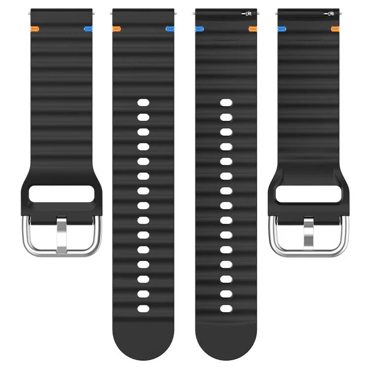 Dây đồng hồ silicone vân sóng khâu 20mm, Dành cho Samsung Galaxy Watch 7 40 / 44mm