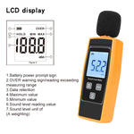 RZ1359 Máy đo mức âm thanh kỹ thuật số DB, máy đo tiếng ồn decibel màn hình LCD, RZ1359