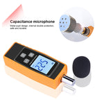 RZ1359 Máy đo mức âm thanh kỹ thuật số DB, máy đo tiếng ồn decibel màn hình LCD, RZ1359