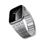 Dây đồng hồ thép không gỉ Milan từ tính một hạt, dành cho Apple Watch 46mm / 49mm / 45mm / 44mm