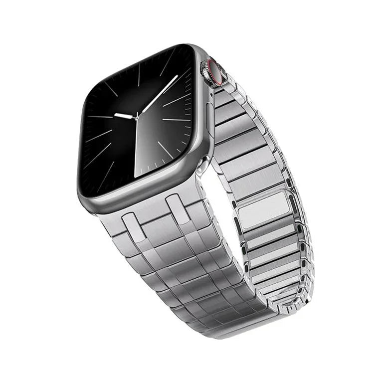 Dây đồng hồ thép không gỉ Milan từ tính một hạt, dành cho Apple Watch 46mm / 49mm / 45mm / 44mm