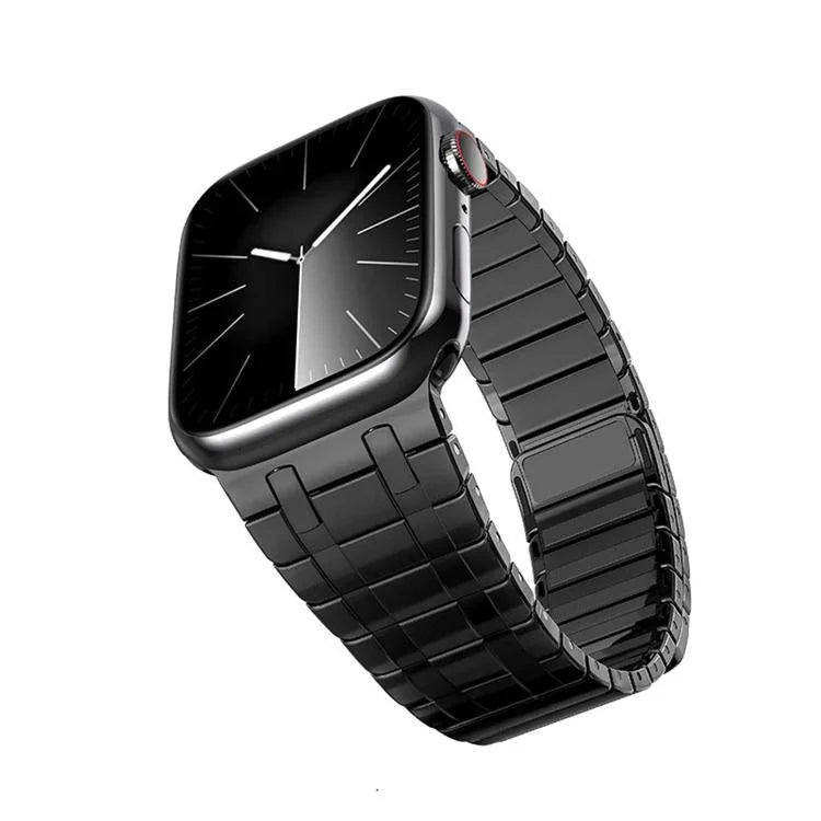 Dây đồng hồ thép không gỉ Milan từ tính một hạt, dành cho Apple Watch 46mm / 49mm / 45mm / 44mm