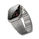 Dây đồng hồ thép không gỉ Milan từ tính một hạt, dành cho Apple Watch 46mm / 49mm / 45mm / 44mm
