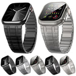 Dây đồng hồ thép không gỉ Milan từ tính một hạt, dành cho Apple Watch 46mm / 49mm / 45mm / 44mm