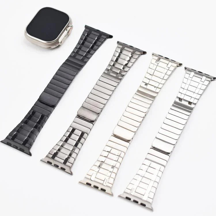 Dây đồng hồ thép không gỉ Milan từ tính một hạt, dành cho Apple Watch 46mm / 49mm / 45mm / 44mm