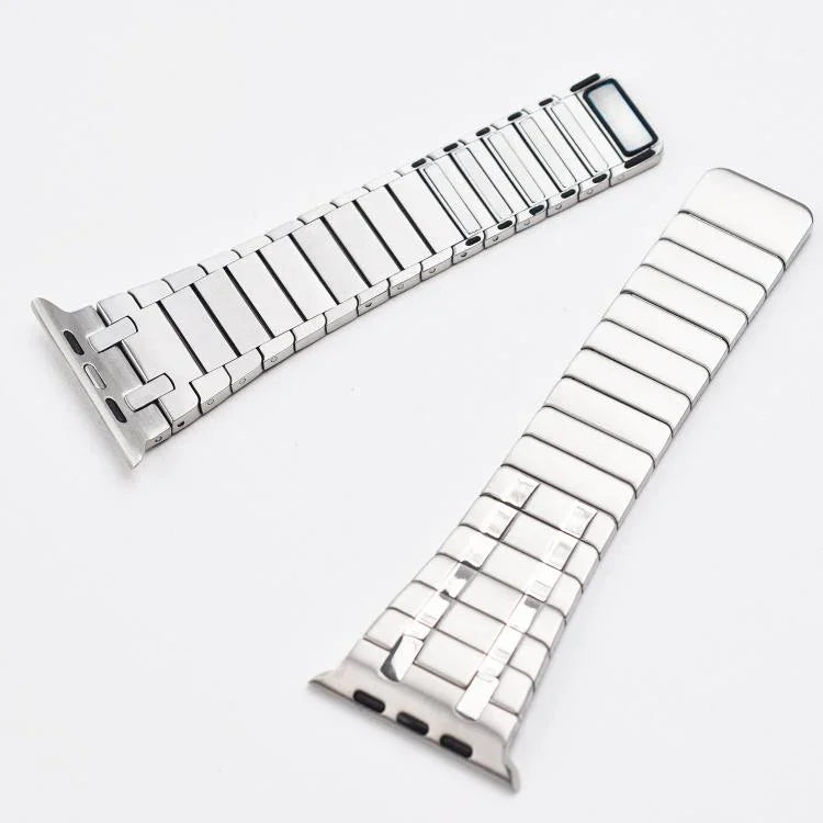 Dây đồng hồ thép không gỉ Milan từ tính một hạt, dành cho Apple Watch 46mm / 49mm / 45mm / 44mm