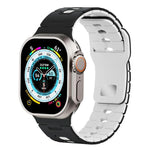 Dây đồng hồ silicone hai tông màu, Dành cho Apple Watch 46mm / 49mm / 45mm / 44mm, Dành cho Apple Watch 42mm / 41mm / 40mm / 38mm