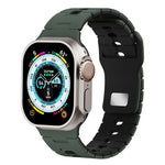 Dây đồng hồ silicone hai tông màu, Dành cho Apple Watch 46mm / 49mm / 45mm / 44mm, Dành cho Apple Watch 42mm / 41mm / 40mm / 38mm