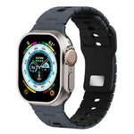 Dây đồng hồ silicone hai tông màu, Dành cho Apple Watch 46mm / 49mm / 45mm / 44mm, Dành cho Apple Watch 42mm / 41mm / 40mm / 38mm