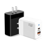 Sạc tương thích đầy đủ GaN PD 45W + QC3.0 USB cho MacBook, phích cắm US, phích cắm US