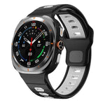 Dây đồng hồ silicone khóa ngược sọc ngang, Dành cho Samsung Galaxy Watch Ultra 47mm / Ultra 2025