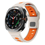 Dây đồng hồ silicone khóa ngược sọc ngang, Dành cho Samsung Galaxy Watch Ultra 47mm / Ultra 2025