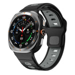 Dây đồng hồ silicone khóa ngược sọc ngang, Dành cho Samsung Galaxy Watch Ultra 47mm / Ultra 2025