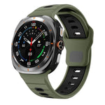 Dây đồng hồ silicone khóa ngược sọc ngang, Dành cho Samsung Galaxy Watch Ultra 47mm / Ultra 2025