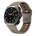Dây đồng hồ silicone khóa ngược sọc ngang, Dành cho Samsung Galaxy Watch Ultra 47mm / Ultra 2025