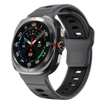 Dây đồng hồ silicone khóa ngược sọc ngang, Dành cho Samsung Galaxy Watch Ultra 47mm / Ultra 2025