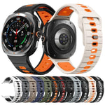 Dây đồng hồ silicone khóa ngược sọc ngang, Dành cho Samsung Galaxy Watch Ultra 47mm / Ultra 2025