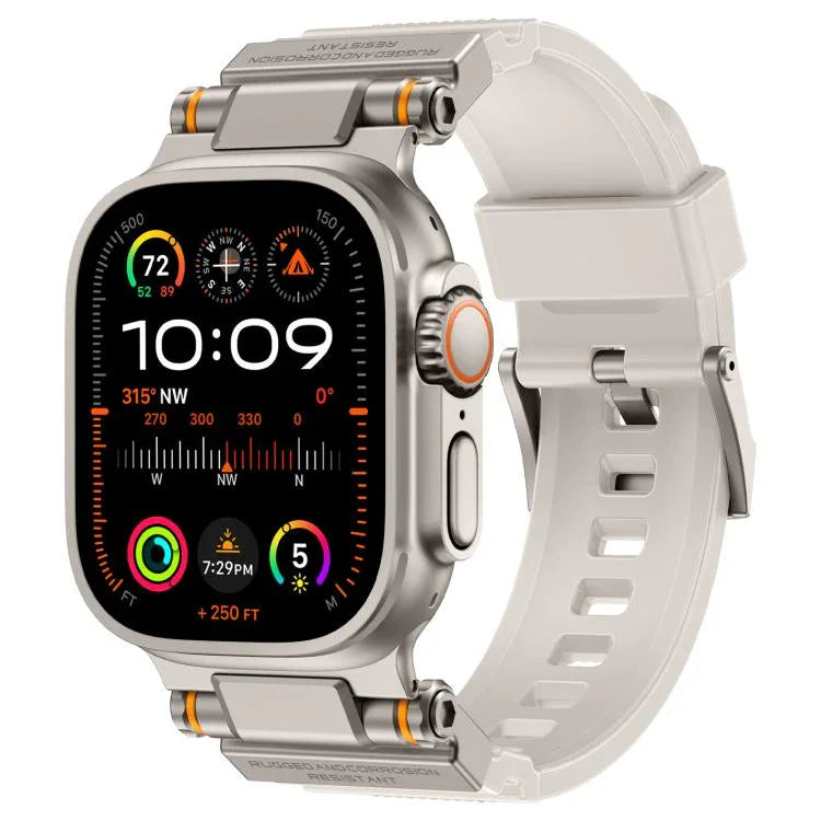 Dây đồng hồ TPU đầu nối kim loại Kalebol Outdoor Explorer, Dành cho Apple Watch 46mm / 49mm / 45mm / 44mm
