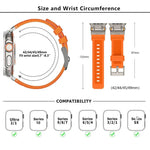 Dây đồng hồ TPU đầu nối kim loại Kalebol Outdoor Explorer, Dành cho Apple Watch 46mm / 49mm / 45mm / 44mm