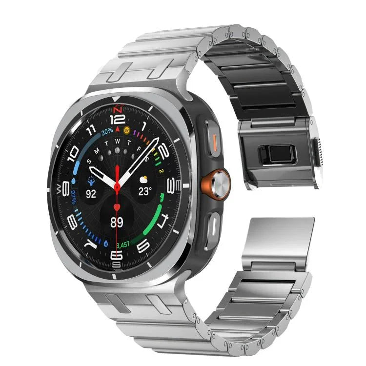 One Bead Titanium Metal Watch Band, For Samsung Galaxy Watch Ultra 47mm / Ultra 2025