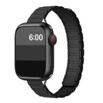 Dây đồng hồ silicone từ tính mảnh hình chữ I ba hạt, Dành cho Apple Watch 46mm / 49mm / 45mm / 44mm, Dành cho Apple Watch 42mm / 41mm / 40mm / 38mm