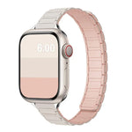 Dây đồng hồ silicone từ tính mảnh hình chữ I ba hạt, Dành cho Apple Watch 46mm / 49mm / 45mm / 44mm, Dành cho Apple Watch 42mm / 41mm / 40mm / 38mm