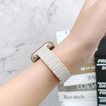 Dây đồng hồ silicone từ tính mảnh hình chữ I ba hạt, Dành cho Apple Watch 46mm / 49mm / 45mm / 44mm, Dành cho Apple Watch 42mm / 41mm / 40mm / 38mm