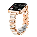Dây đồng hồ khóa bướm kim cương vuông nhỏ, Dành cho Apple Watch 46mm / 49mm / 45mm / 44mm, Dành cho Apple Watch 42mm / 41mm / 40mm / 38mm