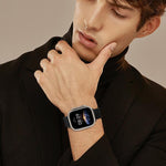 Dây đồng hồ thép vòng từ tính chín hạt, Dành cho Apple Watch 46mm / 49mm / 45mm / 44mm, Dành cho Apple Watch 42mm / 41mm / 40mm / 38mm