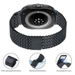 Dây đồng hồ thép không gỉ khóa nam châm chín hạt, Dành cho Samsung Galaxy Watch Ultra 47mm / Ultra 2025