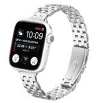 Dây đồng hồ thép khóa ná nhỏ eo, Dành cho Apple Watch 46mm / 49mm / 45mm / 44mm, Dành cho Apple Watch 42mm / 41mm / 40mm / 38mm