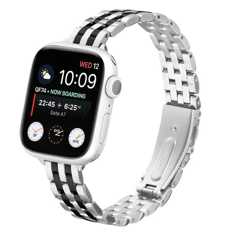 Dây đồng hồ thép khóa ná nhỏ eo, Dành cho Apple Watch 46mm / 49mm / 45mm / 44mm, Dành cho Apple Watch 42mm / 41mm / 40mm / 38mm
