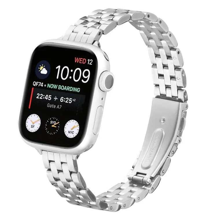 Dây đồng hồ thép khóa ná nhỏ eo, Dành cho Apple Watch 46mm / 49mm / 45mm / 44mm, Dành cho Apple Watch 42mm / 41mm / 40mm / 38mm