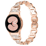 Dây đồng hồ thép không gỉ đầu kim cương hình bầu dục, Dành cho Samsung Galaxy Watch 7 40mm / 44mm