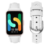 Dây đồng hồ da thật mỏng, Dành cho Samsung Galaxy Fit3