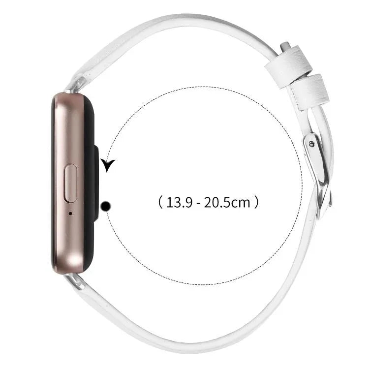 Dây đồng hồ da thật mỏng, Dành cho Samsung Galaxy Fit3